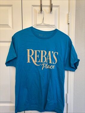 Reba Teal 'Reba's Place' Short Sleeve Tee